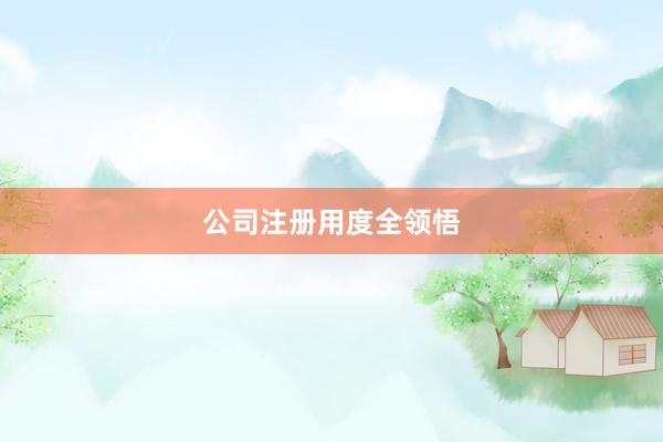公司注册用度全领悟